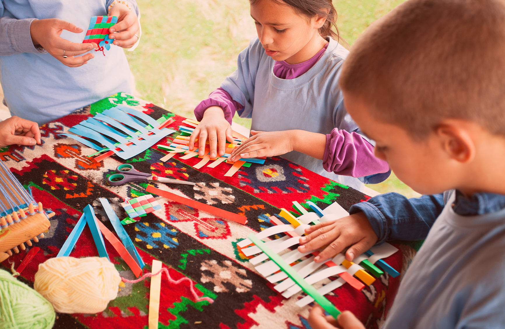 n the art workshop. Part of the series from "Magical Village" (Carobno Selo), summer camp in Banja Vrujci, Serbia, dedicated to teaching children from all over the world how to live connected to the nature.